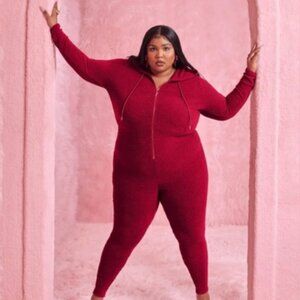 Yitty Pet Me Heart Pocket Onesie Red (Merlot) 3XL